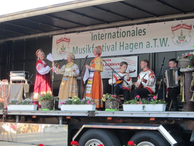 Russische dansgroep in Hagen